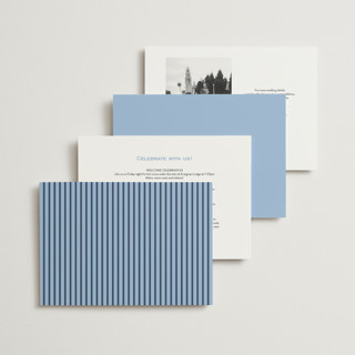 This is a sky foil stamped wedding invitations with foil pressed by Megan Davis called aperitif printing on signature in standard