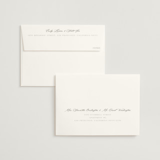 This is a plum foil stamped wedding invitations with foil pressed by Grace Kreinbrink called vintage rose garden printing on signature in standard