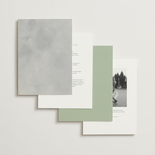 This is a meadow foil stamped wedding invitations with foil pressed by Petra Kern called love song printing on signature in standard