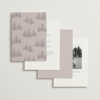 This is a mountain lavender foil stamped wedding invitations with foil pressed by Robin Ott called vista printing on signature in standard