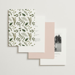 This is a blush foil stamped wedding invitations with foil pressed by Susan Moyal called classic love printing on signature in standard