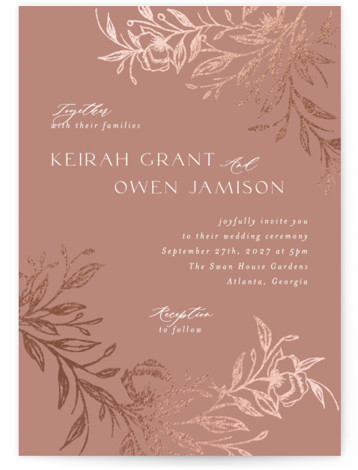 KEIRAH Foil-Pressed Wedding Invitations