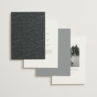 This is a fig foil stamped wedding invitations with foil pressed by Leah Bisch called winter garland printing on signature in standard