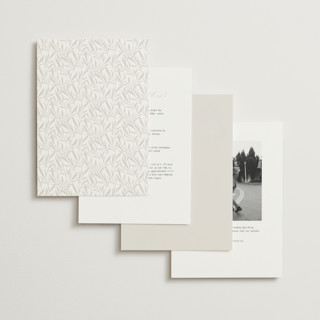 This is a smoke foil stamped wedding invitations with foil pressed by Olivia Raufman called gathering printing on signature in standard