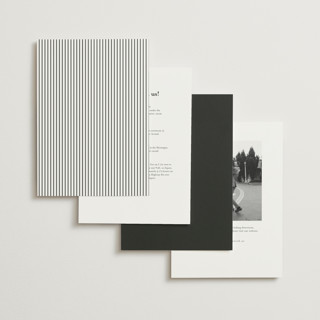 This is a tuxedo foil stamped wedding invitations with foil pressed by Carolyn MacLaren called timeless together printing on signature in standard