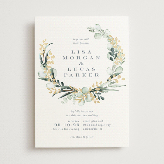 gilded wreath