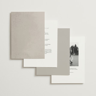 This is a pebble foil stamped wedding invitations with foil pressed by Melinda Denison called gilded palm printing on signature in standard