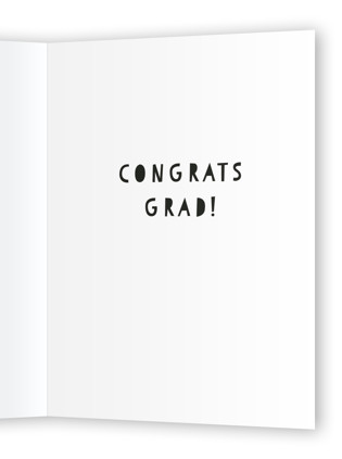 This is a ballet slipper graduation cards with standard by Lori Wemple called holy guacamole printing on signature in greeting cards