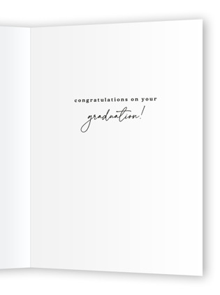 This is a cream graduation cards with standard by Louise Kay called dear grad printing on signature in greeting cards