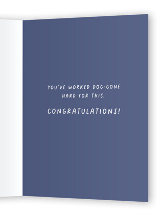 This is a metal graduation cards with standard by Dawn Pope called grad party printing on signature in greeting cards