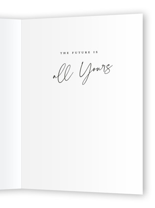 This is a diamond graduation cards with standard by Pixel and Hank called bow grad printing on signature in greeting cards