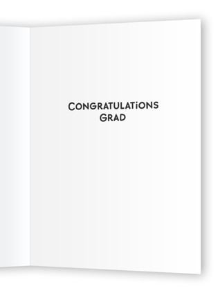 This is a mint graduation cards with standard by chocomocacino called nevis printing on signature in greeting cards