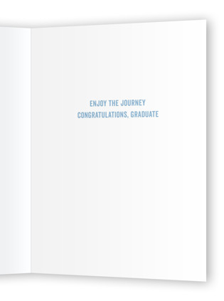 This is a frost graduation cards with standard by Sarah Cohn called bright future ahead printing on signature in greeting cards