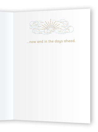 This is a meadow friendship cards with standard by Paper Sun Studio called the morning after printing on signature in greeting cards