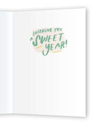 This is a wild mint birthday cards for kids with standard by Julie Murray called a sweet year printing on signature in greeting cards