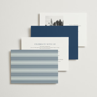 This is a sky petite wedding invitations with standard by Kelly Schmidt called landscape script printing on signature in petite