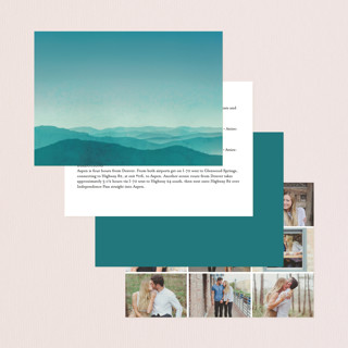 This is a sky petite wedding invitations with standard by Kelly Schmidt called misty mountain range printing on signature in petite