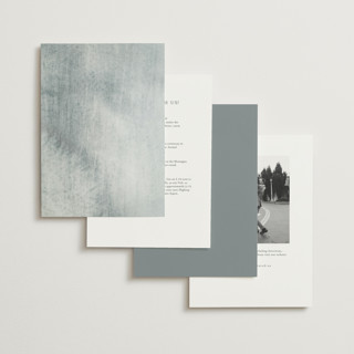 This is a forest petite wedding invitations with standard by Petra Kern called paradise printing on signature in petite