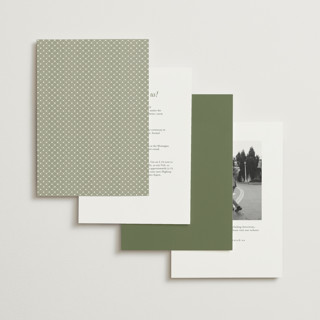 This is a moss petite wedding invitations with standard by Kelly Watkins called literary printing on signature in petite