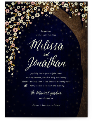 Outside Wedding Invitation Petite Cards