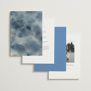 This is a blueberry petite wedding invitations with standard by Creo Study called nilgiri printing on signature in petite