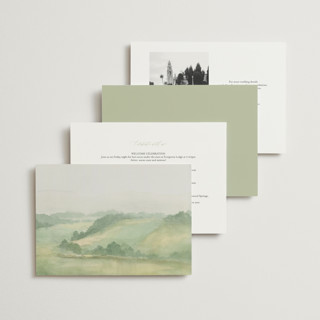 This is a meadow petite wedding invitations with standard by Elly called the vow printing on signature in petite