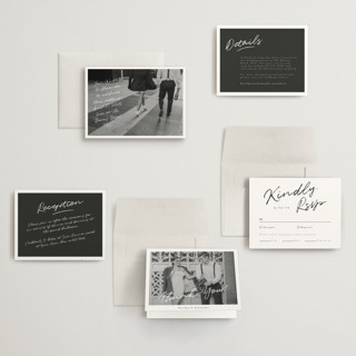 This is a cloud petite wedding invitations with standard by Adelyn T. called photograph scribble printing on signature in petite