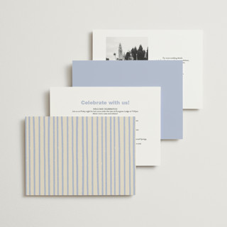 This is a daisy petite wedding invitations with standard by Baumbirdy called sealed printing on signature in petite