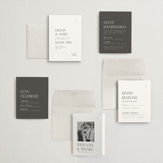 This is a diamond petite wedding invitations with standard by Heather Cairl called clarity printing on signature in petite