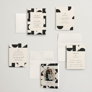 This is a shadow petite wedding invitations with standard by Carly Reed Walker called kenai printing on signature in petite
