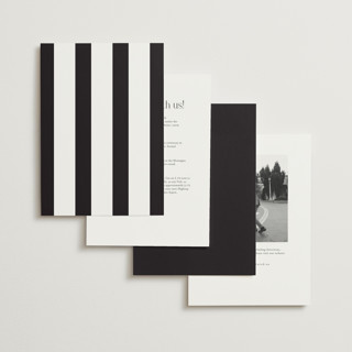 This is a tuxedo petite wedding invitations with standard by Ana de Sousa called wedding editorial printing on signature in petite