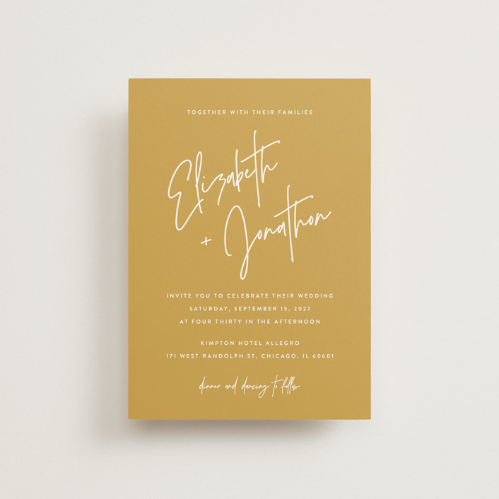 Marked Petite Wedding Invitations by JoAnn Jinks Minted