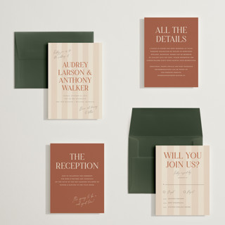 This is a butter petite wedding invitations with standard by Pixel and Hank called ambrosial printing on signature in petite