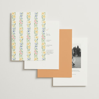 This is a meadow petite wedding invitations with standard by Petra Kern called meadow whisper printing on signature in petite