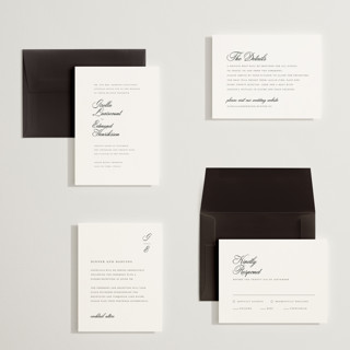 This is a salt petite wedding invitations with standard by chocomocacino called gregada printing on signature in petite