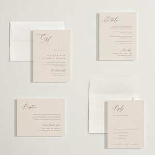 This is a linen petite wedding invitations with standard by Kelly Schmidt called corner printing on signature in petite