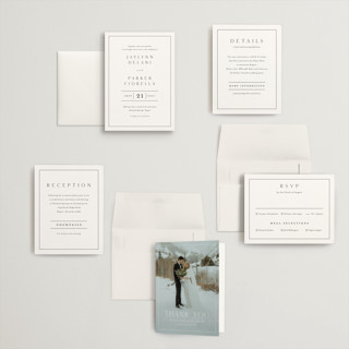 This is a cotton petite wedding invitations with standard by Stacey Meacham called warm affection printing on signature in petite