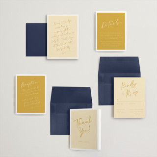 This is a honey petite wedding invitations with standard by Adelyn T. called ink scribble printing on signature in petite