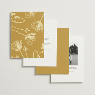 This is a butter petite wedding invitations with standard by Nazia Hyder called vintage label printing on signature in petite