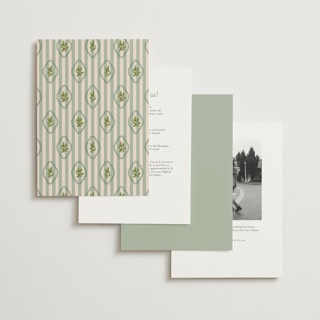 This is a emerald petite wedding invitations with standard by Creo Study called scripted printing on signature in petite
