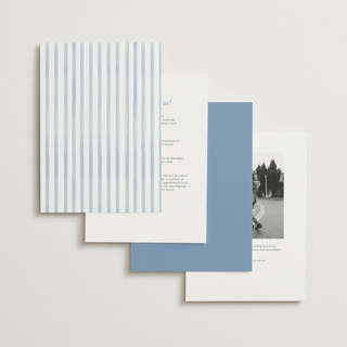 This is a ocean petite wedding invitations with standard by Creo Study called pillowy border printing on signature in petite