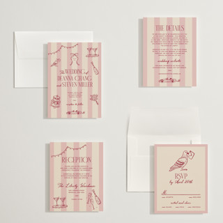 This is a rose petite wedding invitations with standard by Jennifer Lew called thompson printing on signature in petite