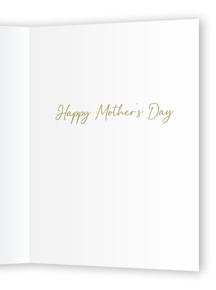 This is a ebony mothers day cards with standard by Hannah Williams called mom foil florals printing on signature in greeting cards