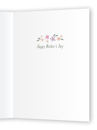 This is a petal mothers day cards with standard by Karidy Walker called mothers day flowers printing on signature in greeting cards