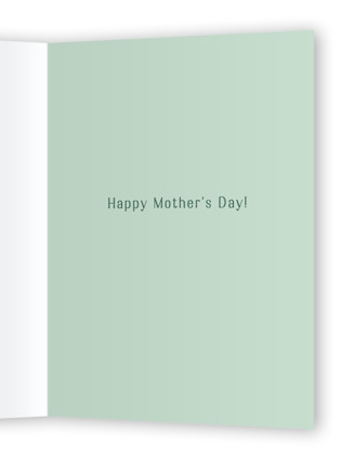 This is a blush mothers day cards with standard by Kiersten Garner called mom floral printing on signature in greeting cards