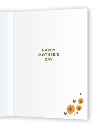 This is a olive mothers day cards with standard by Kristiana Vellucci called i love being your kid printing on signature in greeting cards