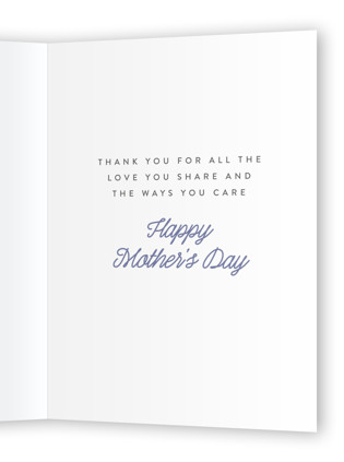 This is a lavender mothers day cards with standard by Itsy Belle Studio called flower wreath printing on signature in greeting cards