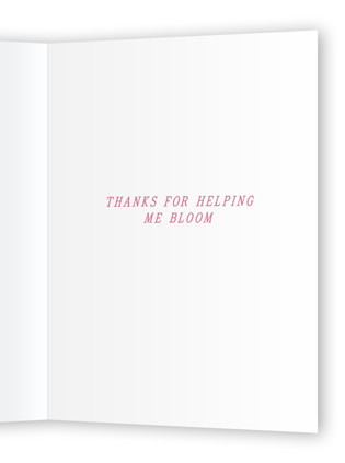 This is a rose mothers day cards with standard by Sarah Knight called y'orchid printing on signature in greeting cards