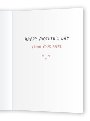 This is a petal mothers day cards with standard by Dawn Pope called from your peeps printing on signature in greeting cards