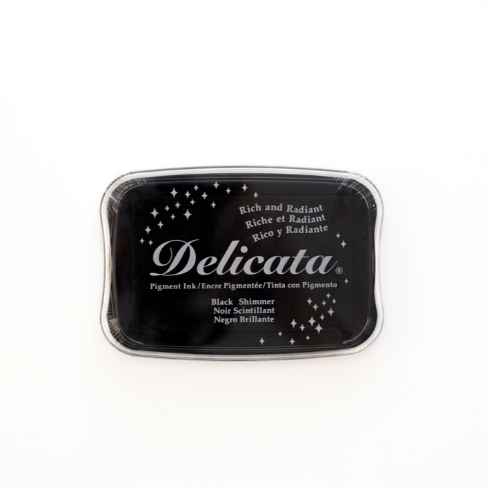 Delicata Black Shimmer Ink Pad